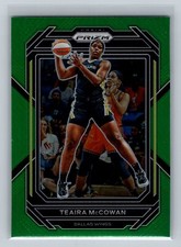 2023 Panini Prizm WNBA Teaira McCowan #52 Green Dallas Wings
