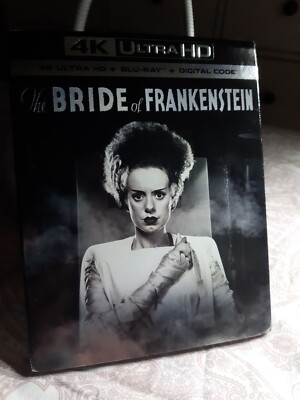 THE BRIDE OF FRANKENSTEIN.4KUHD+Bluray.2Disc,Slipcase.Brand New,Sealed.RegA,Free