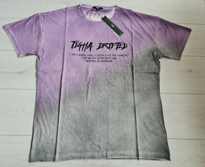 Tigha Herren Oversize T-Shirt Tigha Drifted Arne Vintage Lilac Größe M