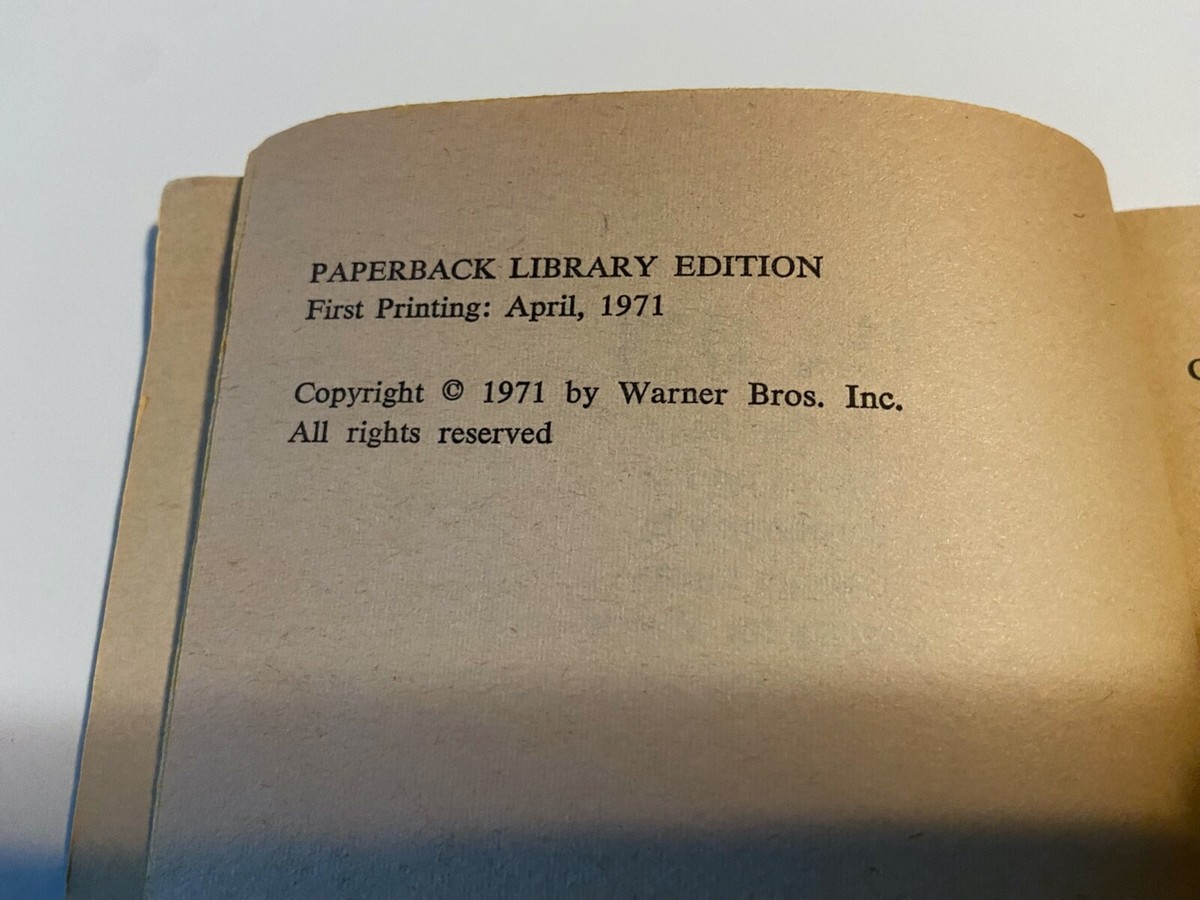 VTG 1971 THX 1138 Movie Tie-In Paperback Sci-Fi 1st Print