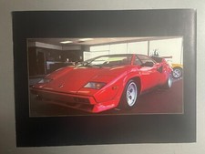 Lamborghini Countach Coupe Picture, Print - RARE!! Frameable Awesome L@@K