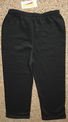 PENNANT SPORTSWEAR  BLACK Running Track  Warmup Pants Sweats YOUTH LARGE YL