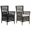 vidaXL 2x Gartenstuhl Poly Rattan Essstuhl Stuhl Garten ...