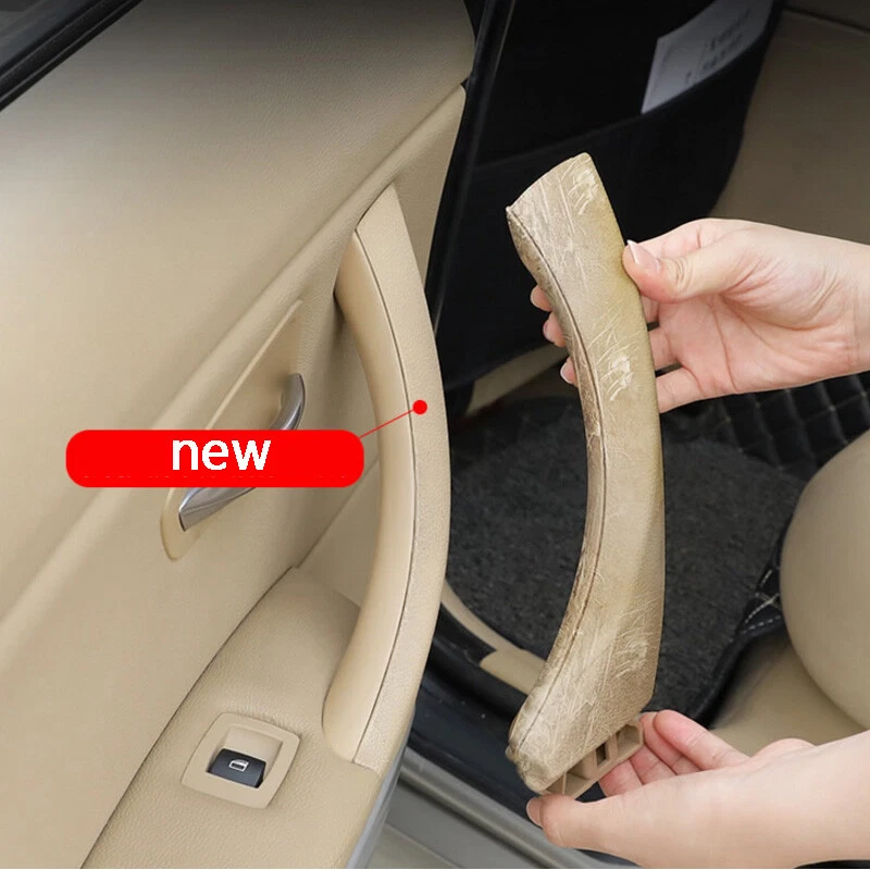 Moldura de panel de manija de puerta interior L&R para BMW 3i E90 E91 318i 320i 328i 2005-2012 Foto 2 de 4