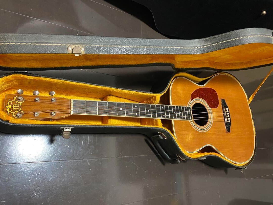 Acoustic Guitar Morales DM-35 Natural with Hard Case | eBay