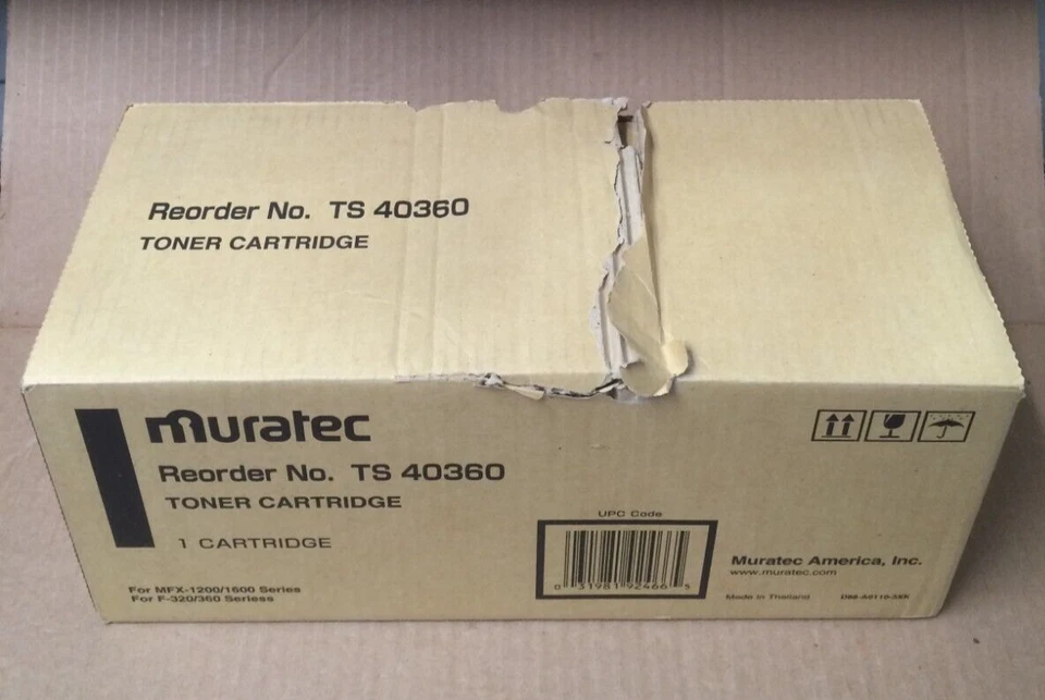 Nuevo cartucho de tóner MuratecTS40360, TÓNER MFX-1200/1600/caja abierta Foto 2 de 3