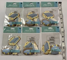 Lot of 6 Jolee's by You JJBA015C Dog Beds Dimensional Embellishments New