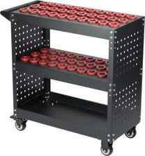 CME Heavy Duty CNC TOOLING CART FOR CAT30, BT30 Tool Holders Cart Capacity 60