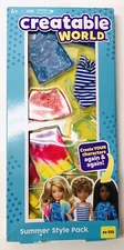 Mattel Creatable World Summer Style Pack Doll Clothes & Accessories Fun Dress-up
