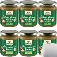 Alnatura Bio Macadamia Creme 6Er Pack 6X225G Glas Usy Block