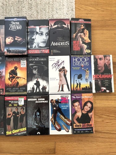 NEW Vintage SEALED VHS Lot FLASHDANCE DIRTY DANCING HOOP DREAMS 80s 90s TAPES - Picture 4 of 4