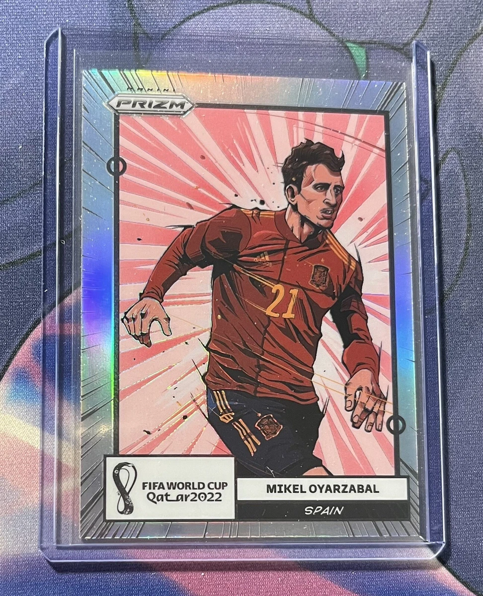 2022 PANINI PRIZM WORLD CUP MIKEL OYARZABAL MANGA PRIZM SSP CASE HIT SPAIN