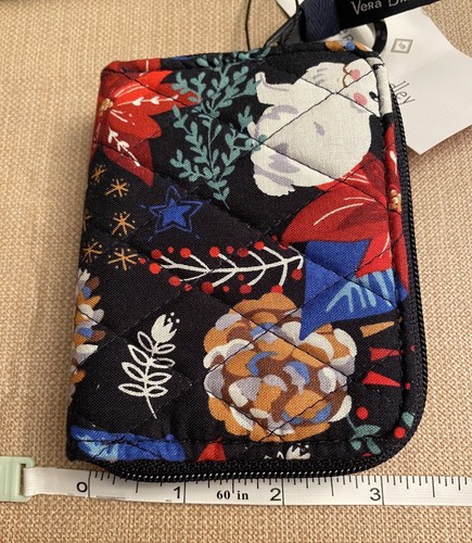 Portafoglio Vera Bradley RFID Petite con cerniera foresta invernale - Foto 8 di 8
