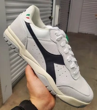 Diadora MAVERICK H.O.C. MEN'S SHOES C0351 BLACK / WHITE  ITALY LOGO RARE!!!