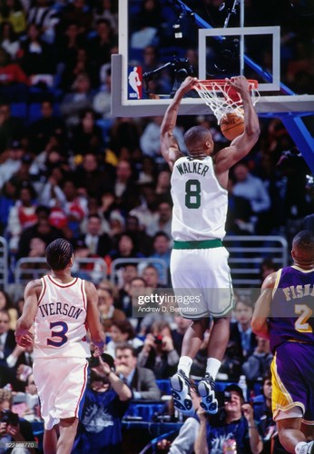 100% Authentic Antoine Walker Vintage Champion 96 97 Celtics Pro Cut Game Jersey - Picture 8 of 8