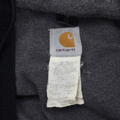 Vintage Carhartt J158 BLK Hooded Work Jacket Size XL | eBay