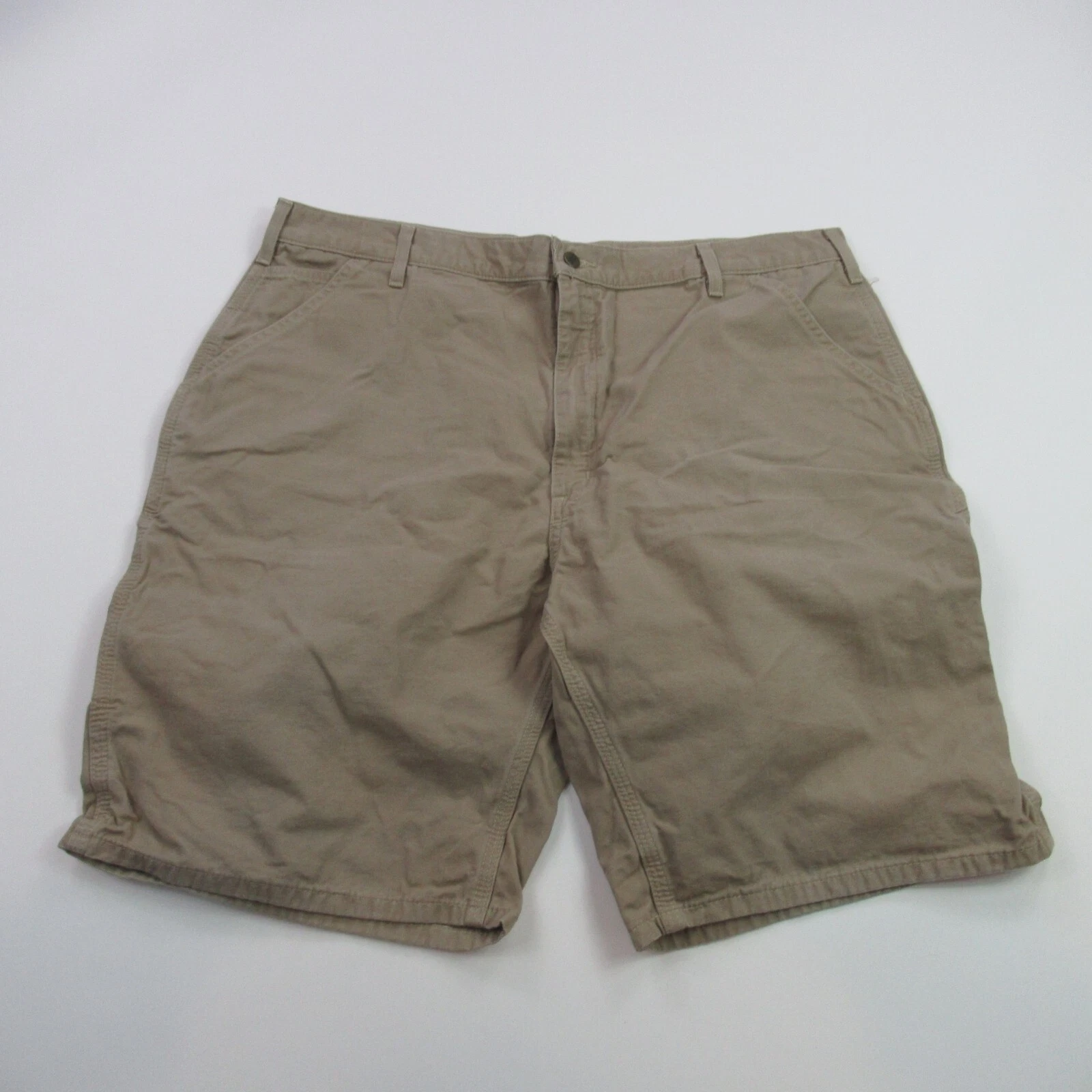 Carhartt Shorts Mens 42 Outdoors Hiking Pockets Lightweight Brown Work