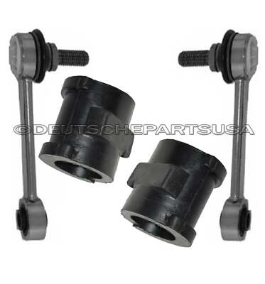 Jaguar XK8 XKR MJA 2102CE Front Stabilizer Sway Anti Roll Bar Link Bushing KIT 4