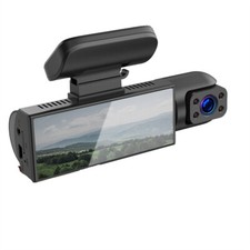 3.16in Dual Lens Touch Screen Car Dash Cam Recorder G-sensor Night Vision 1440P