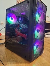 Custom Gaming PC used MSI MB GTX1060 3GB Ryzen R5 Ram 16Gb 1tb HDD 256GB SSD