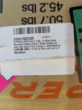 HYPERAX 2024 Volt 2 LHB - E Bike Rack for Hitch Fits Up to 2 X 80 lbs READ BELOW