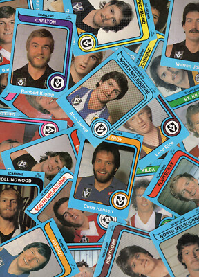 1980 AFL SCANLENS CARD LOT - [VINTAGE VFL CARDS] - COMPLETE YOUR SET [EXCELLENT]