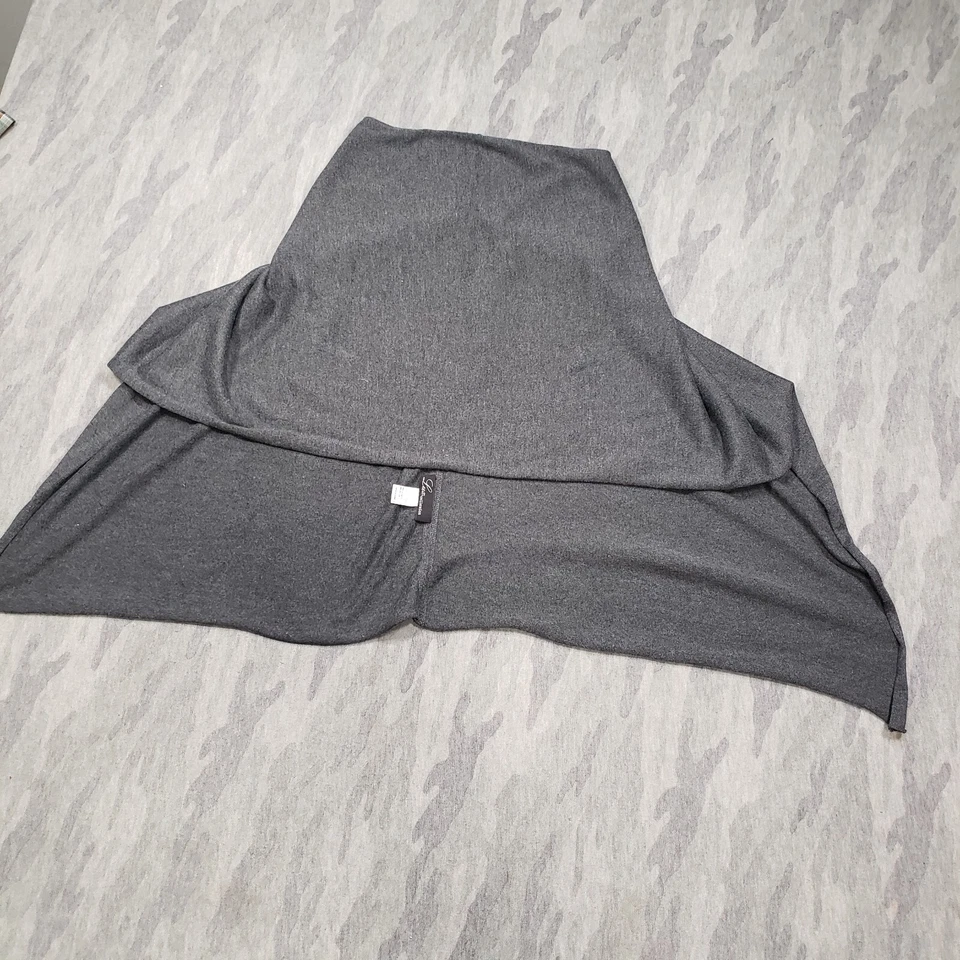 Chal Lux Collection para mujer talla única gris mezcla de cachemir pull over Foto 2 de 4