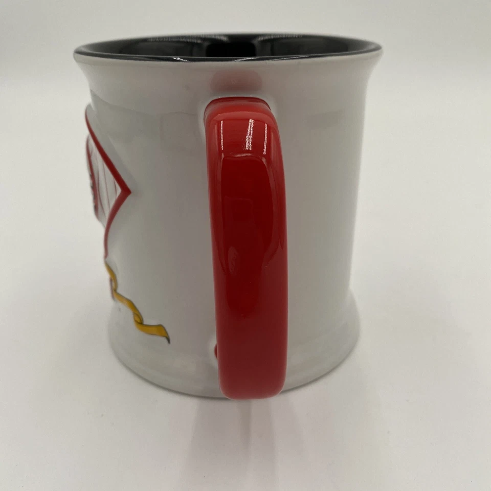 Taza de cerámica Cincinnati Reds rara en relieve 16 OZ Hunter/MLBP holograma oficial Foto 4 de 4