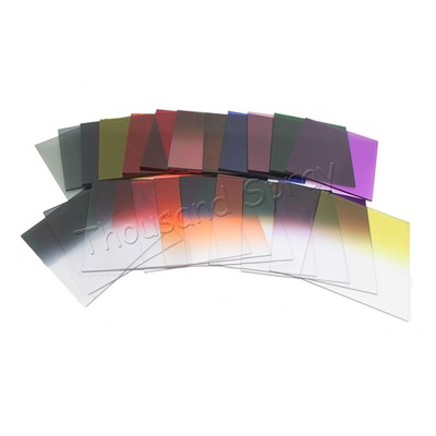 24pcs Square Full + Graduated Gradual Filters Set Color for Cokin P Series