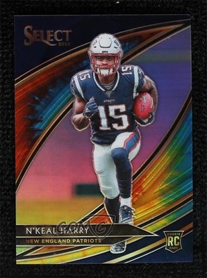 2019 Panini Select Field Level Tie-Dye Prizm 4/25 N'Keal Harry Rookie RC 7zf