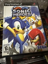 Sonic Heroes (Sony PlayStation 2, PS2) Sonic the Hedgehog SEGA E NTSC-U/C