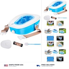 Compact Car Portable Toilet Camping Indoor Outdoor Commode,Travel Potty,Por...