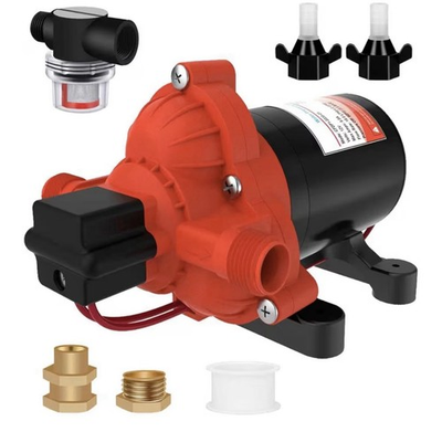 #ad 33 Series DC RV Camper Boat Off Grid Fresh Water Pressure Pump $30.00