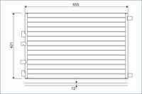 Valeo Kondensator Klimaanlage 818002 FüR Renault Megane EM0 KM0 LM0 BM0 ScÉNic 2