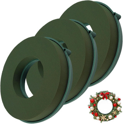 3Pcs Floral Foam Rings 10 Inch round Floral Wet Foam Ring Foam Ring Flower Arran