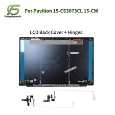 New L51799-001 For HP Pavilion 15-CS 15-CW 15T-CS 15Z-CW100 Back Cover W/ Hinges