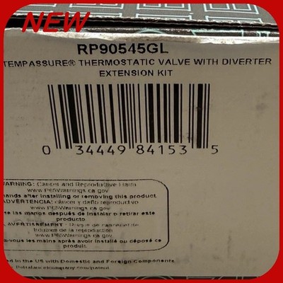 Brizo TempAssure Thermostatic Valve with Diverter Extension Kit     R4