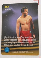 Star Trek Shirtless Kirk Card by Fleer SkyBox 1996 The Card Game CCG TCG Wild