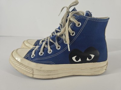 Converse Men's Sz 5 Chuck Taylor All-Star Comme des Garcon Play Blue Women's 7