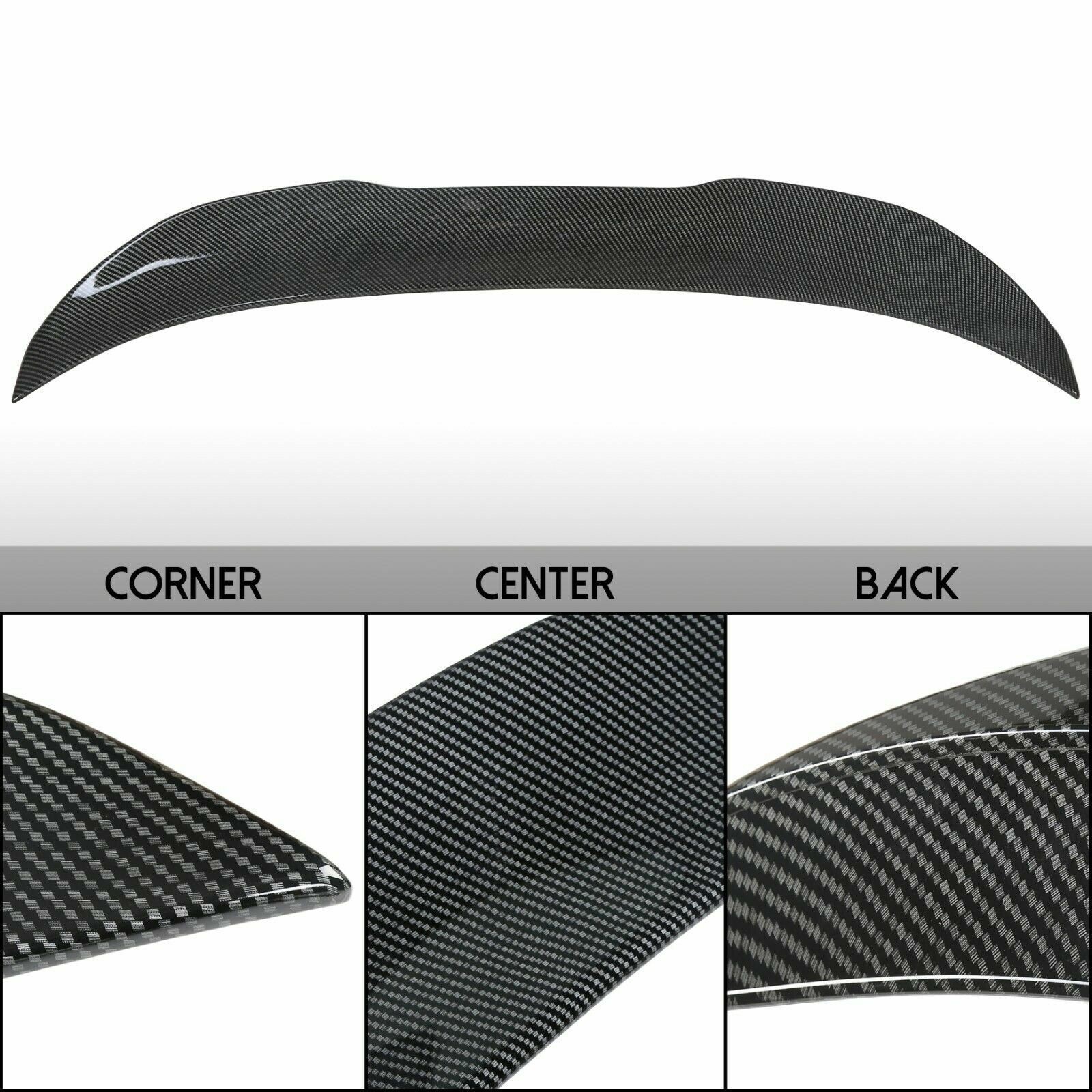 FOR BMW F30 F80 M3 320I 328I 330I CARBON LOOK PSM STYLE HIGHKICK TRUNK SPOILER