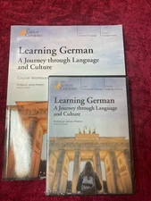 Great Courses Learning German: Journey Through Language & Culture DVD & Workbook