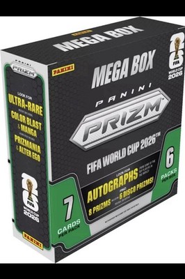 2026 Panini Prizm FIFA World Cup DSG Exclusive Mega Box PREORDER