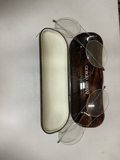 Vintage Giorgio Armani Optical Display 18in L Two Glasses And Case Made In Italy