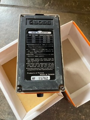 Vintage Boss ACA Black Label DS-1 Distortion Pedal Toshiba IC with