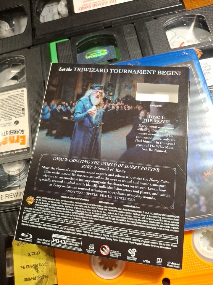 Harry Potter and the Goblet of Fire (Blu-ray, Slipcover, New) - Image 4 of 4