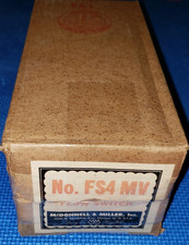 McDonnell  Miller Flow Switch for Low Z Control Circuits FS4-MV    NOS  