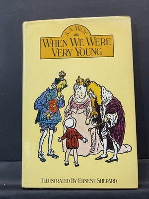 A.A. Milne When We Were Very Young Methuen 1984 Illustrated Hardcover