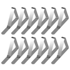 12 Pcs Picnic Tablecloth Clips for Outdoor Tables, Premium Table Cloth Clip Hold