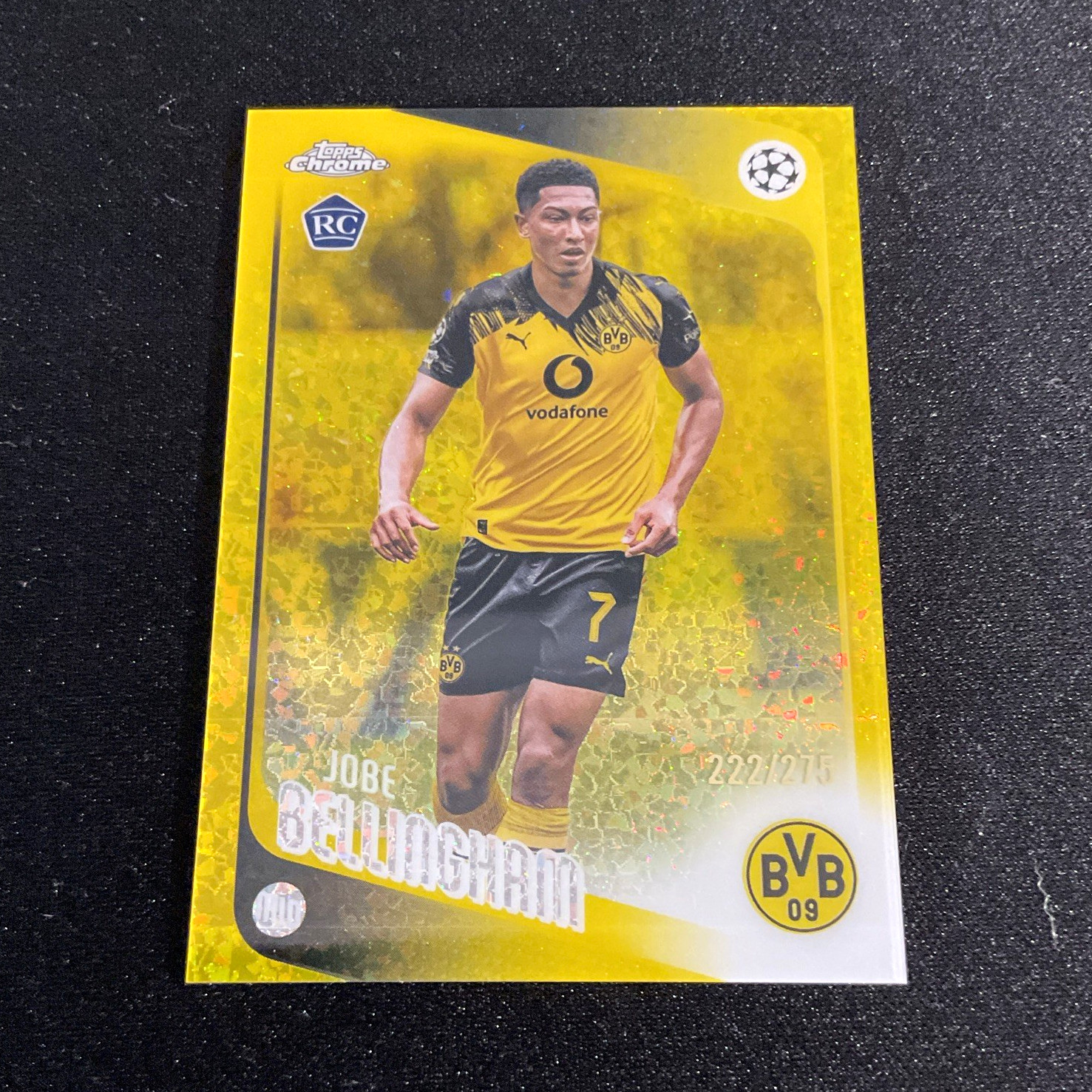 Topps Chrome 2025-26 Jobe Bellingham RC Yellow Mini-Diamond /275 Dortmund