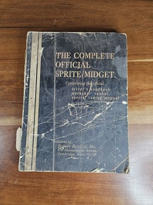 SPRITE  MIDGET 1961-1967 MG MANUAL 948 & 1098CC OFFICIAL SERVICE
